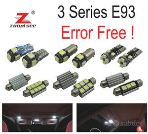 KIT 19 LAMPADE LED INTERNE BMW SERIE 3 E93 320I 32