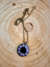collana artigianale Purple 