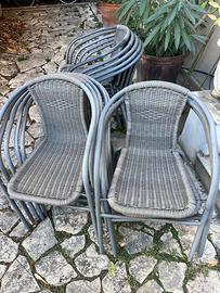 Sedie da giardino/bar