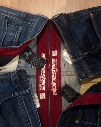 2 jeans alpinestars denim taglia 32  