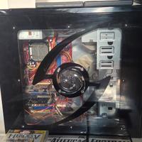 Pc retro gaming + volante + giochi