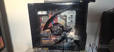Pc retro gaming + volante + giochi