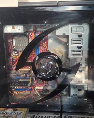 Pc retro gaming + volante + giochi