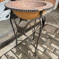 Toilette Lavabo Marsura originale in ferro vintage