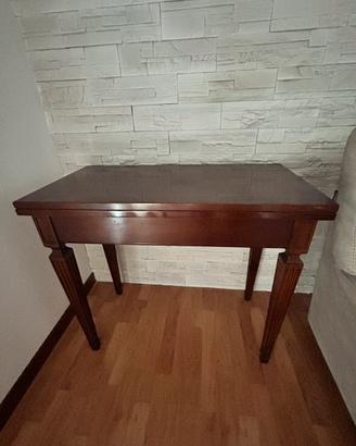 Tavolo scrittoio + sedia legno massiccio