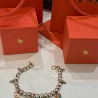 Bracciale Dodo pepite con 4 charms e 4 spike.