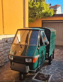 Piaggio ape 50 furgonata verde - perfetta per lavo