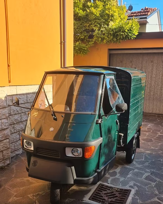Piaggio ape 50 furgonata verde - perfetta per lavo