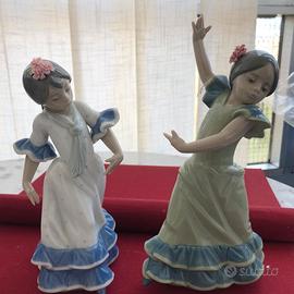 Figurine ballerine spagnole in porcellana lladrò
