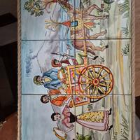 Pannello decorativo ceramica