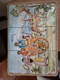 Pannello decorativo ceramica