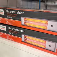 4  Stufe /  lampade  al quarzo 1200 W