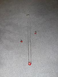 set collana e orecchini
