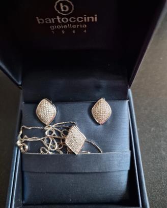 Collana e orecchini argento 