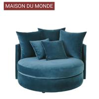 Divano rotondo Maison du Monde diametro 120 cm