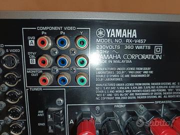 Sistema Home Cinema Completo Yamaha RX-V457 – Otti