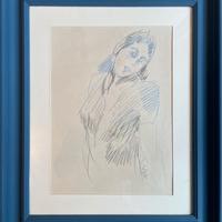 Silvio loffredo disegno firmato in cornice