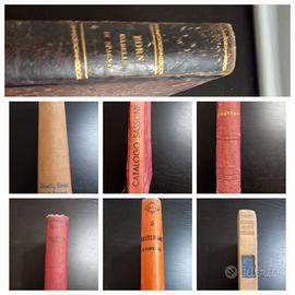 Lotto 7 Libri Vintage e Antichi - Romanzi, Biograf