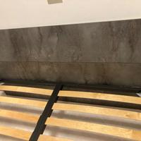 Letto matrimoniale più rete a doghe singolo