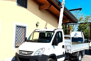IVECO DAILY 35C12 GRU +CASSONE FISSO DA 3,60 METRI