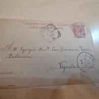 Cartolina 1908 MODENA per VIGEVANO (Avv. Tosi) - R