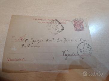 Cartolina 1908 MODENA per VIGEVANO (Avv. Tosi) - R