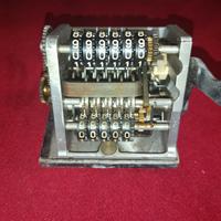 husler-tel numeratore meccanico datario vintage