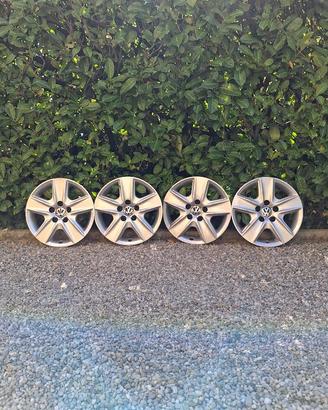 4 COPRICERCHI DA 16 POLLICI ORIGINALI VOLKSWAGEN