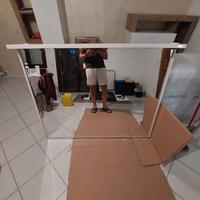Specchio bagno con 3 faretti