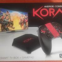 Android console Kora con 2 gamepad