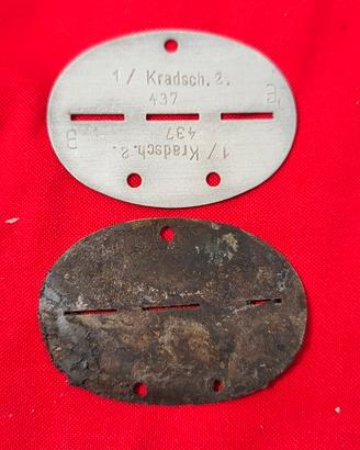 3 piastrine tedesche ww2 