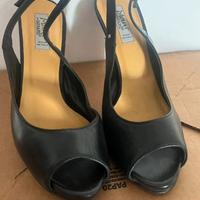 Sandali neri con tacco nr 38