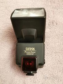 Sunpak 4000 AF power zoom per Nikon flash TTL