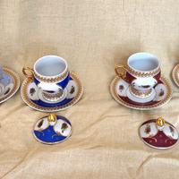 servizio di 6 tazze da caffè o da tè uniche
