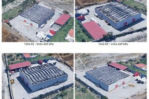 Capannone industriale con celle frigorifere