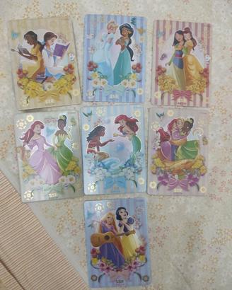 Card carte collezione Ariel cenerentola Jasmine