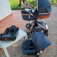 trio 3 in 1 con base isofix 