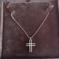 Collana Croce in Oro e brillanti