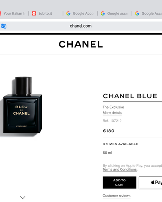 Bleu de Chanel perfum