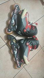 Pattini a 4 rotelle in linea 34/35/36