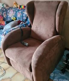 Poltrona reclinabile elettrica