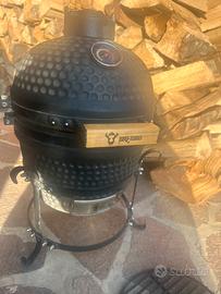 Barbecue in ceramica nero opaco