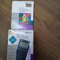 HP48G Graphic Calculator con serial interface kit