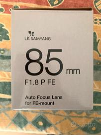 Obiettivo Samyang 85mm f/1.8 P FE attacco Sony E