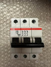 Interruttori Magnetotermici ABB S203 C63 e C32 3 p