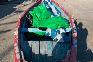 Barca a remi Patana storica in legno