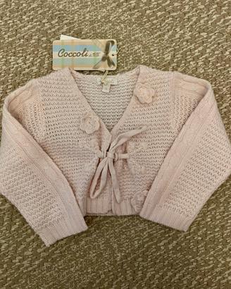 Cardigan bambina morbido