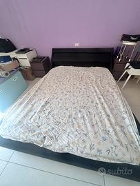 Letto design ecopelle