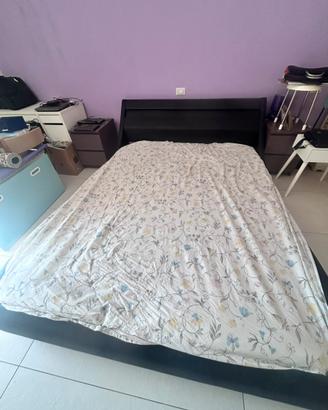 Letto design ecopelle