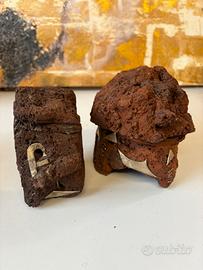 Scultura su pietra vulcanica